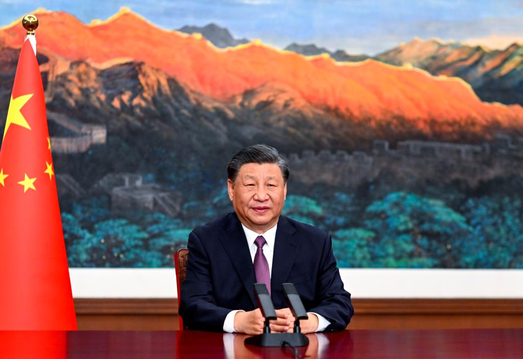 President Xi addresses the openning ceremony of the .jpg