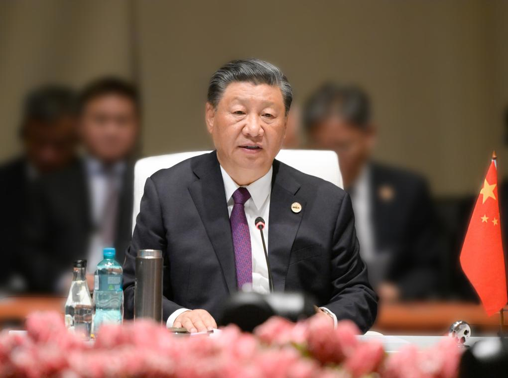 President Xi attends and addresses the 15th Brics Summit.JPG
