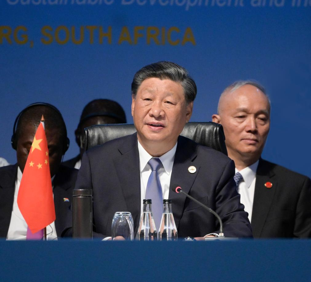 President Xi delivers a speech at the Brics + Africa Outreach and Brics Plus Dialogue.JPG