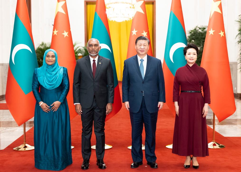 China, Maldives upgrade ties while two presidents hold talks.jpeg